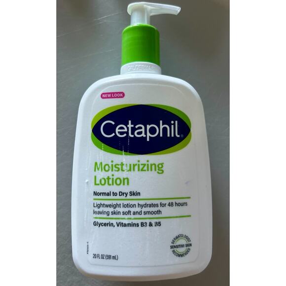 NEW Cetaphil Moisturizing Lotion 20 Fl oz, Normal To Dry Skin W/ AVOCADO OIL - Picture 2 of 6